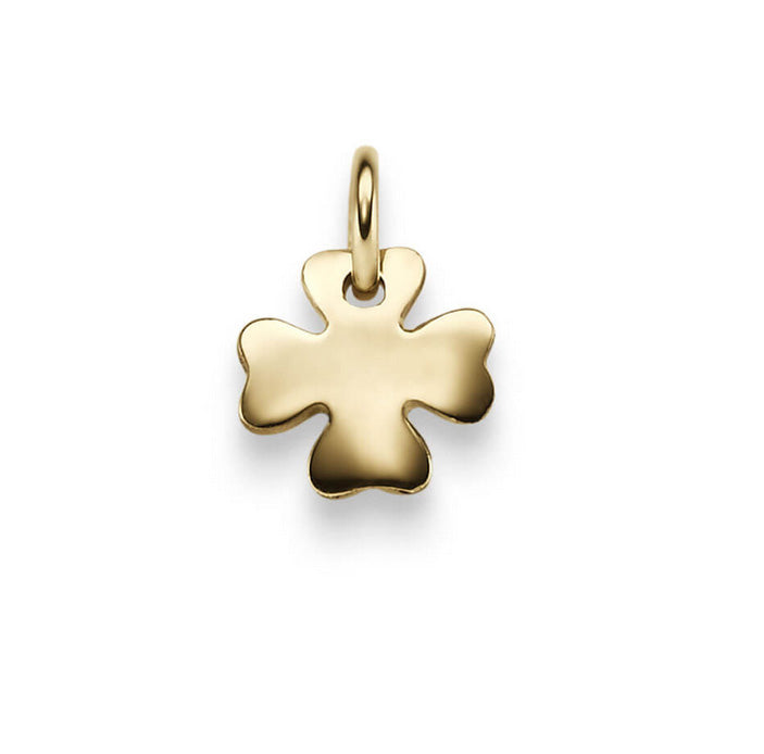 Kleeblatt Anhänger in Gold 585