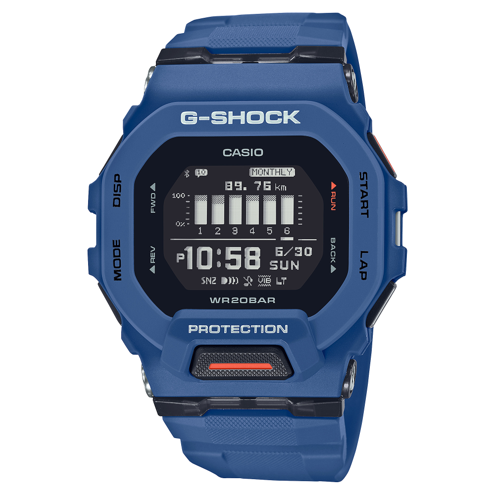 Casio G-Shock GBD-200 G-SQUAD Bluetooth Fitness-Uhr Schrittzähler Trainings-Timer