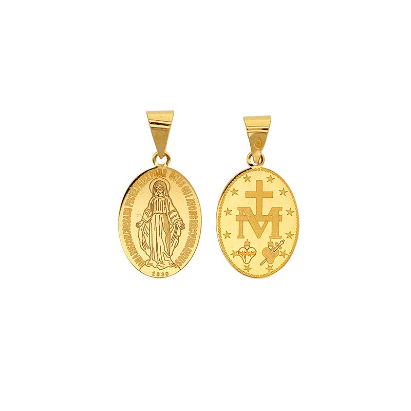 Wundertätiges Medaillon aus 750er Gold