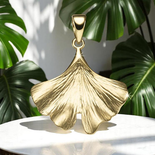 Ginkgo Biloba Blatt Symbol Hoffnung Lebenskraft Freundschaft Geschenk