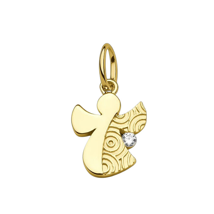 Liebesbote Engel Anhänger 333 Gold Geschenkidee Taufgeschenk Geburt