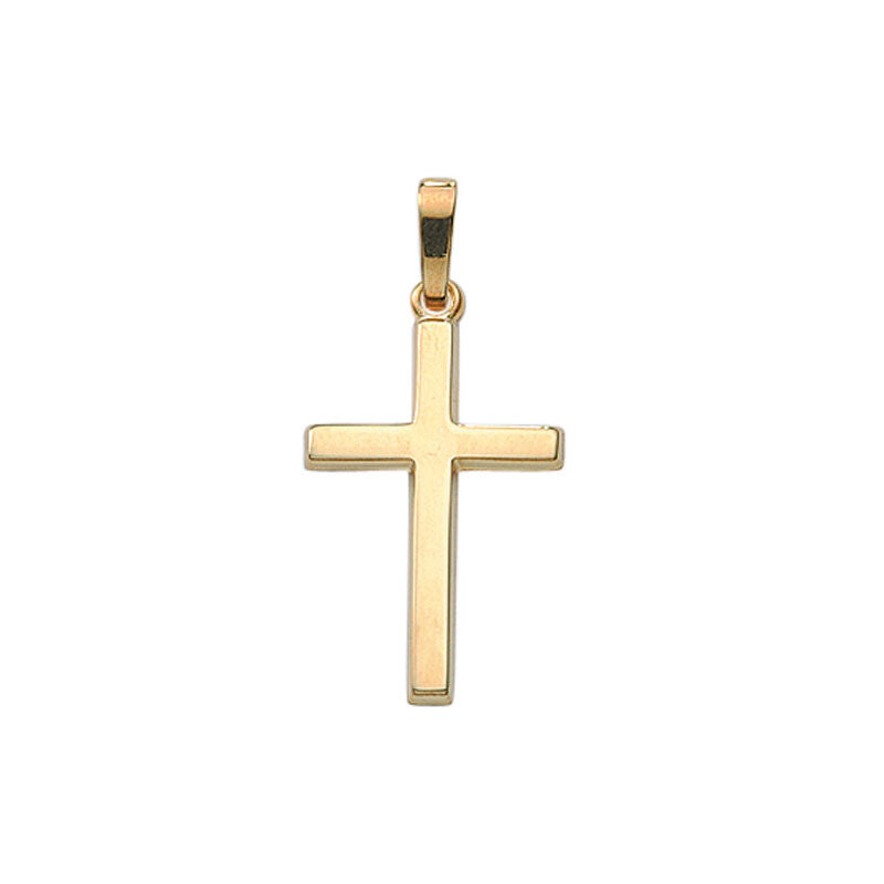 Klassischer Kreuz Anhänger in Gold