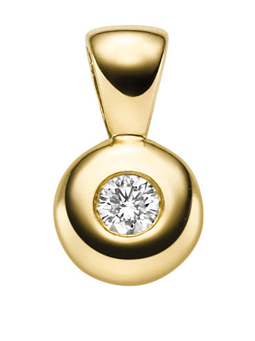 Anhänger Solitär Gold 585 mit Brillant