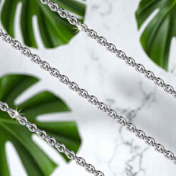 Platinkette Damen 950 massiv | Ankerkette 1,2mm | Made in Germany