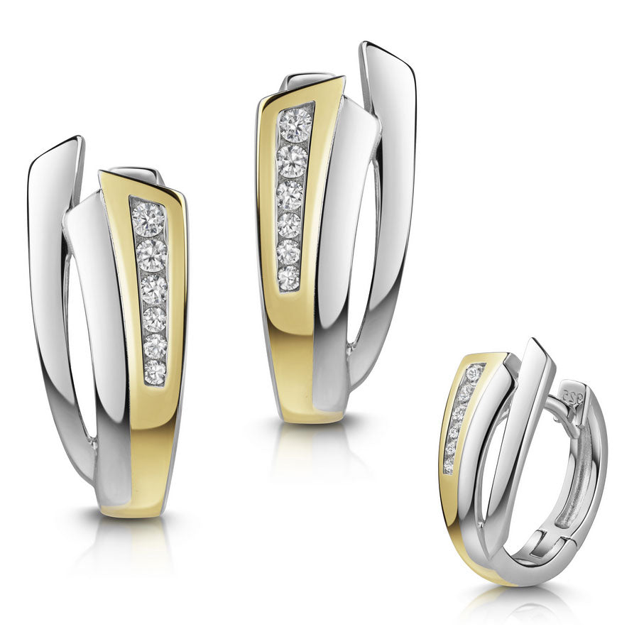 Bicolor Creolen aus Silber – Ausgefallene Designs entdecken