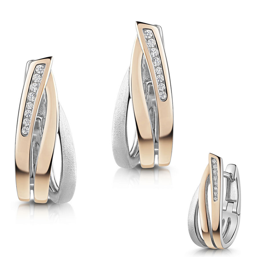 Bicolor Creolen aus Silber – Ausgefallene Designs entdecken