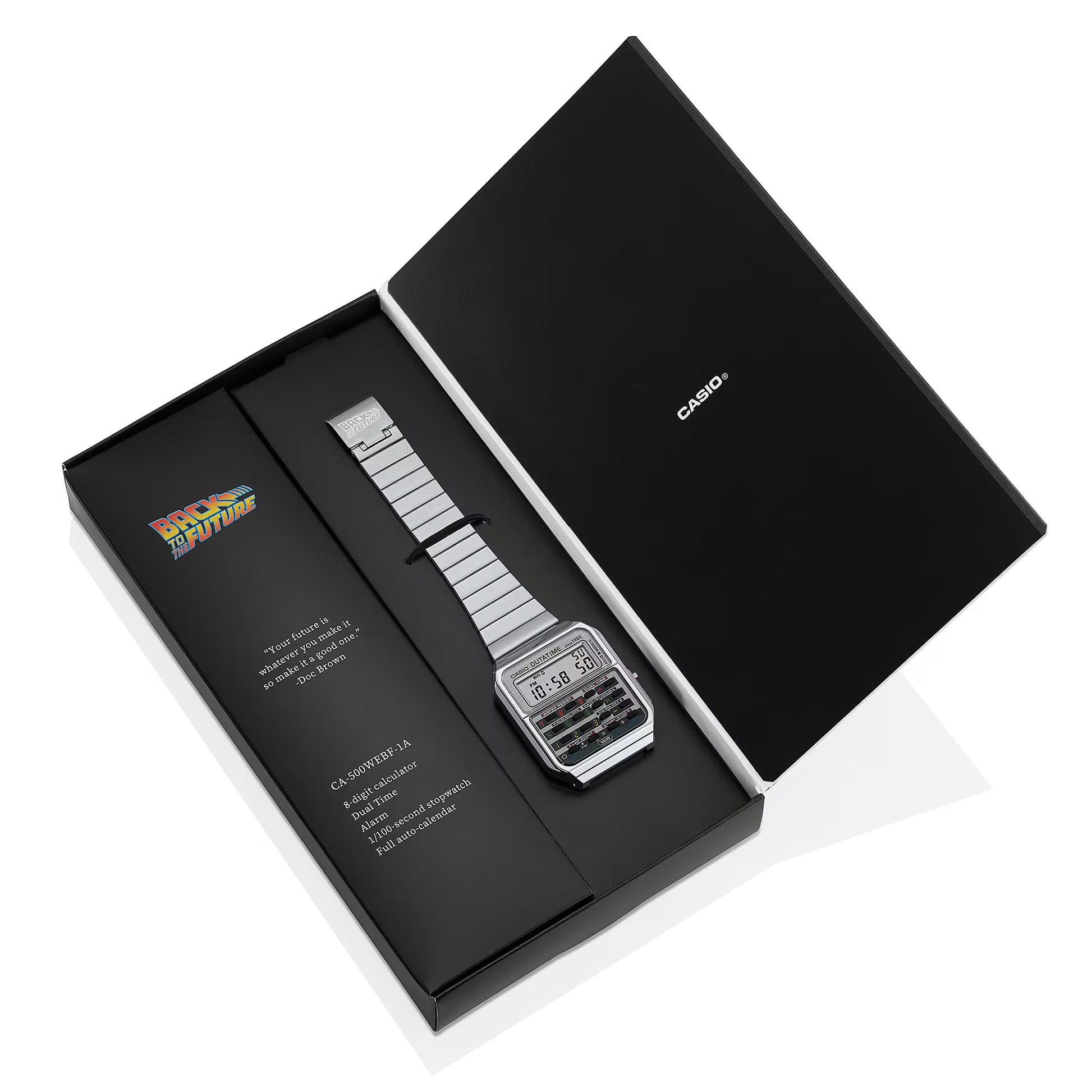 Casio CA-500WEBF-1A limitierte Edition Verpackung Videoband-Design