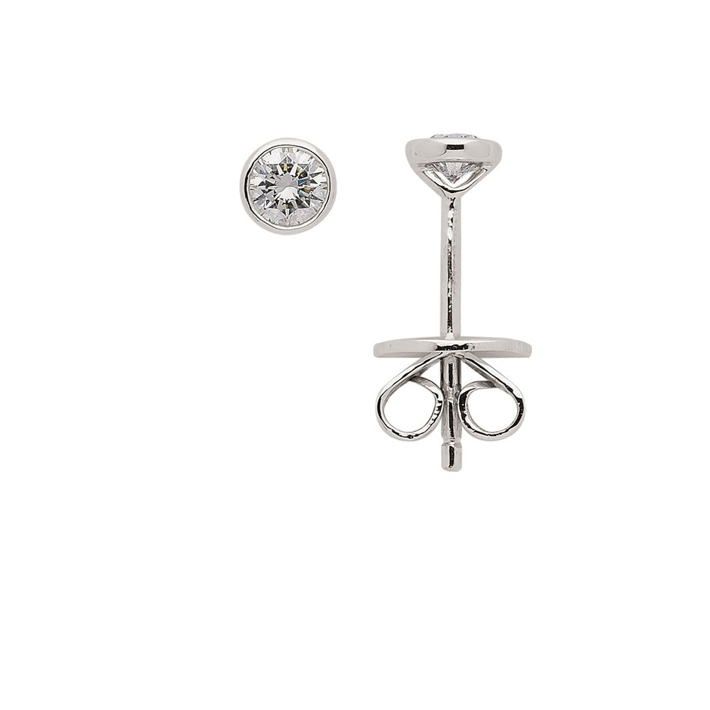 Diamant Ohrstecker Weissgold 585 0,15 Karat Brillant
