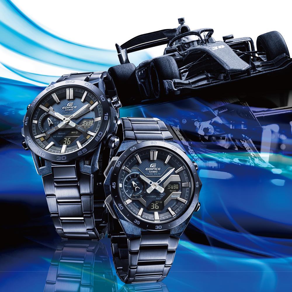 Casio Edifice ECB-2000 SOSPENSIONE Solar Bluetooth Motorsport Chronograph Carbon