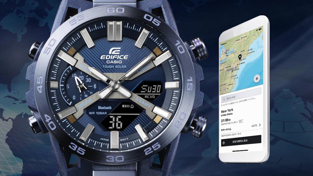 Casio Edifice ECB-2000 SOSPENSIONE Solar Bluetooth Motorsport Chronograph Carbon