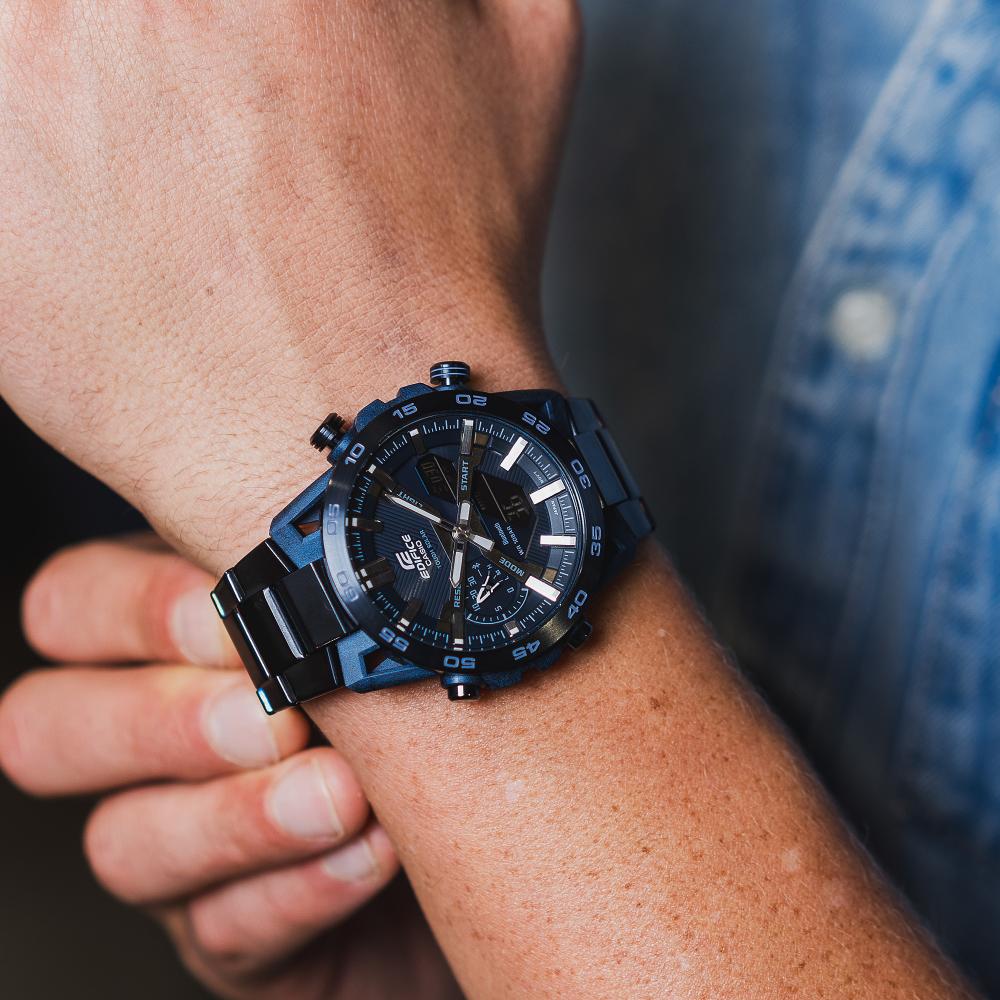 Casio Edifice ECB-2000 SOSPENSIONE Solar Bluetooth Motorsport Chronograph Carbon