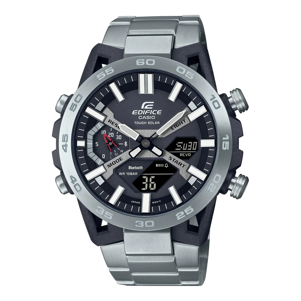 Casio Edifice ECB-2000 SOSPENSIONE Solar Bluetooth Motorsport Chronograph Carbon