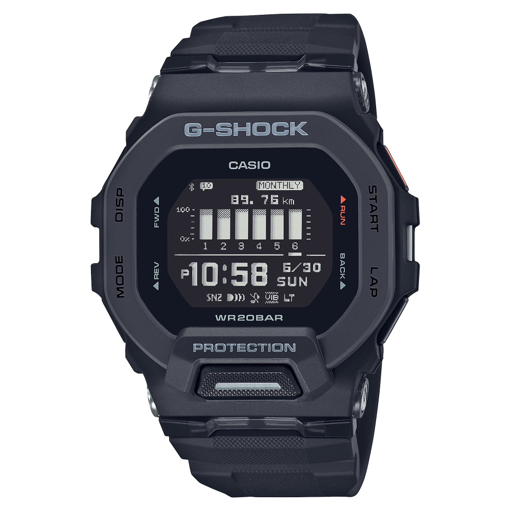 Casio G-Shock GBD-200 G-SQUAD Bluetooth Fitness-Uhr Schrittzähler Trainings-Timer