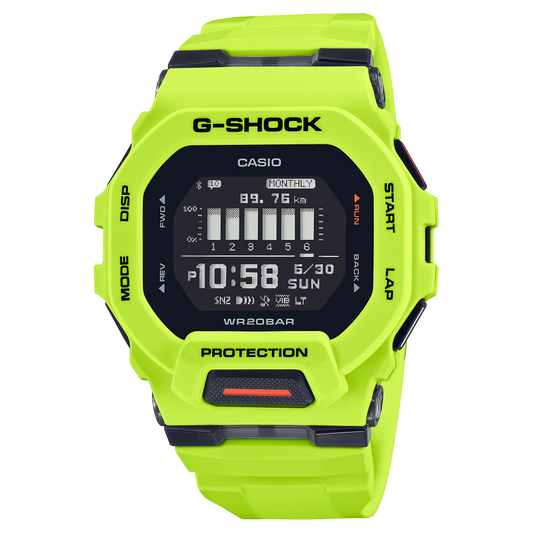 Casio G-Shock GBD-200 G-SQUAD Bluetooth Fitness-Uhr Schrittzähler Trainings-Timer