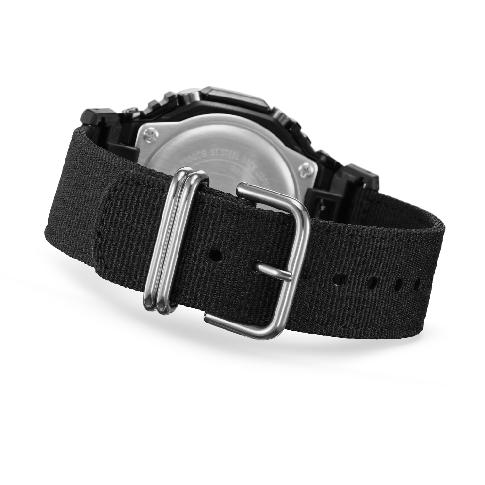 Casio G-Shock GM-2100 Serie Metal Covered Analog-Digital Edelstahl Herrenuhr
