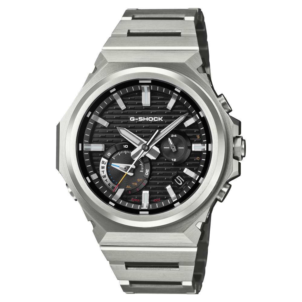 Casio G-Shock Serie GST-B1000D Solar Bluetooth Edelstahl Analog Herrenuhr Carbon Core