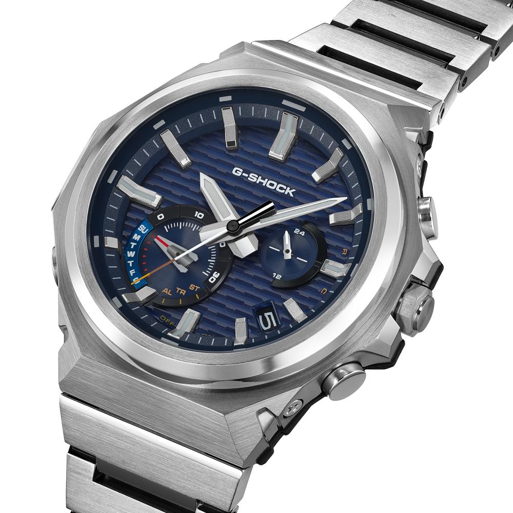 Casio G-Shock Serie GST-B1000D Solar Bluetooth Edelstahl Analog Herrenuhr Carbon Core