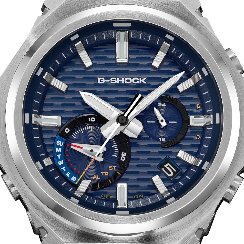 Casio G-Shock Serie GST-B1000D Solar Bluetooth Edelstahl Analog Herrenuhr Carbon Core