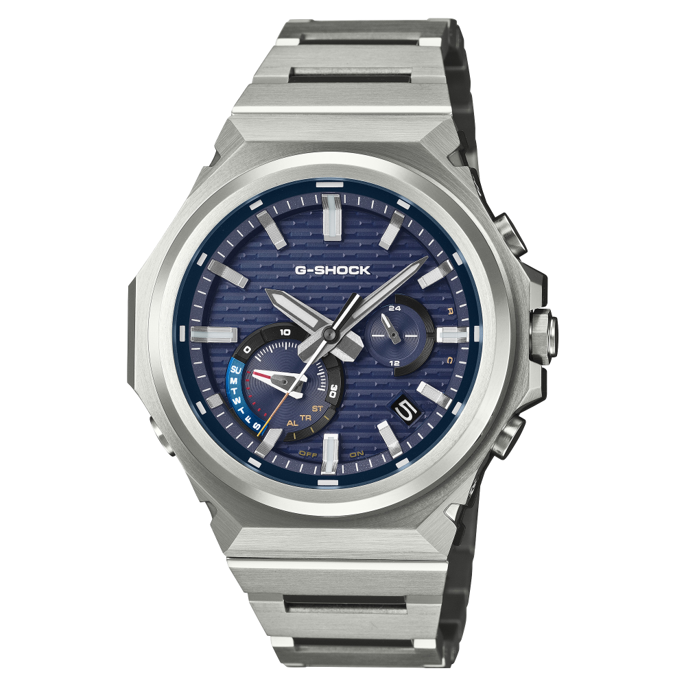 Casio G-Shock Serie GST-B1000D Solar Bluetooth Edelstahl Analog Herrenuhr Carbon Core