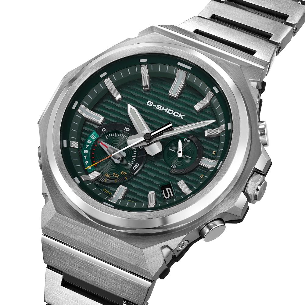 Casio G-Shock Serie GST-B1000D Solar Bluetooth Edelstahl Analog Herrenuhr Carbon Core