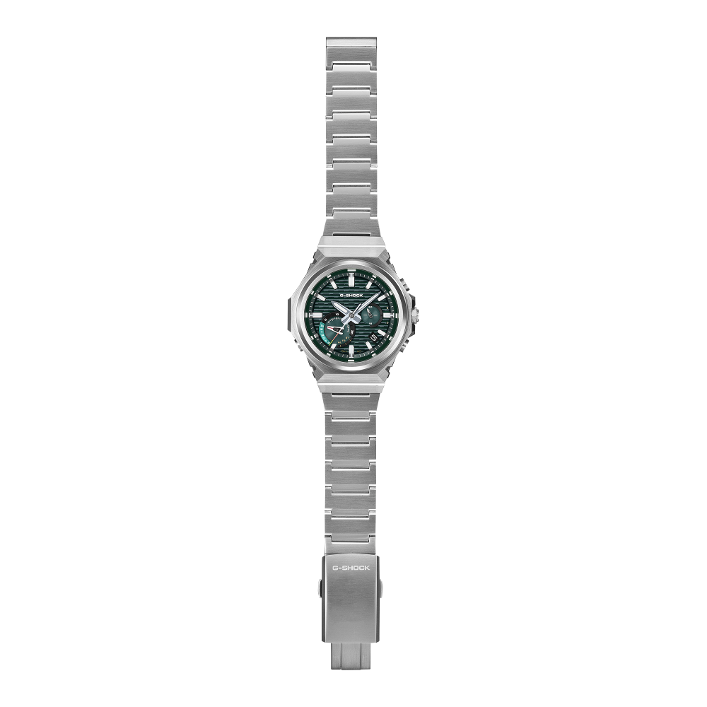 Casio G-Shock Serie GST-B1000D Solar Bluetooth Edelstahl Analog Herrenuhr Carbon Core