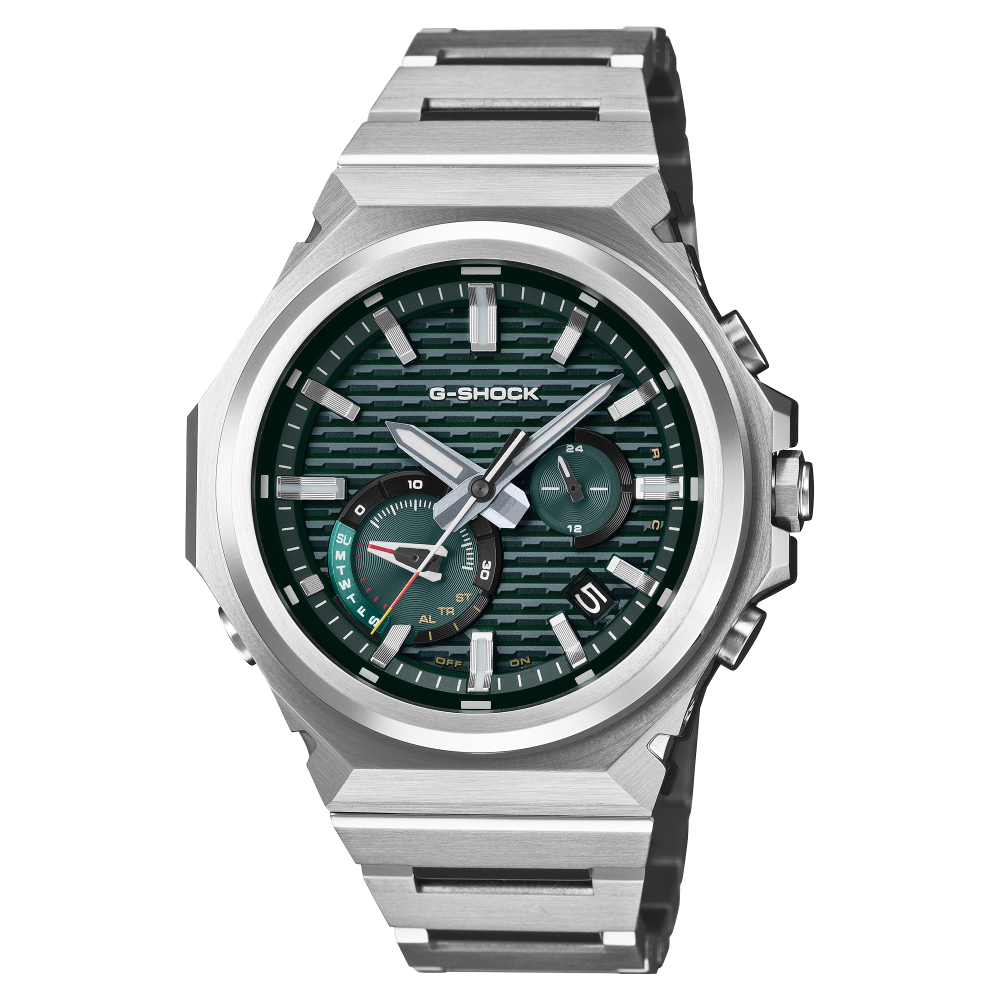 Casio G-Shock Serie GST-B1000D Solar Bluetooth Edelstahl Analog Herrenuhr Carbon Core