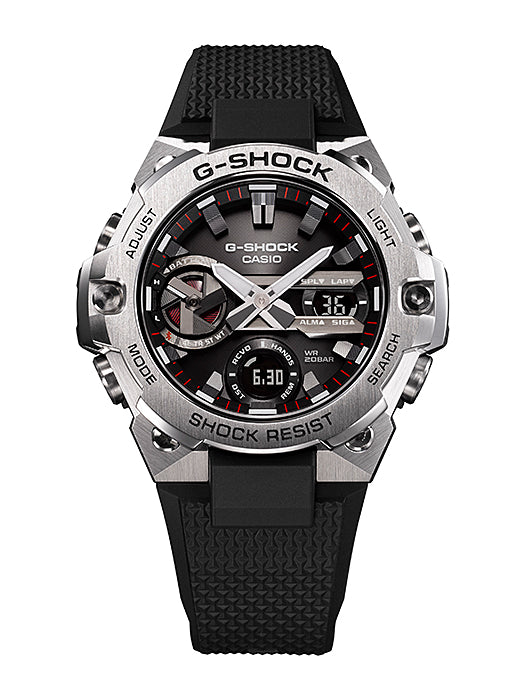 Casio G-Shock Serie GST-B400 G-STEEL Solar Bluetooth Digital-Analog All Black Herrenuhr