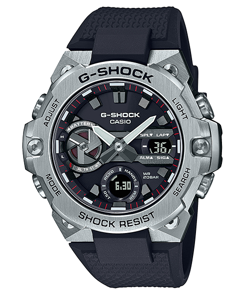 Casio G-Shock Serie GST-B400 G-STEEL Solar Bluetooth Digital-Analog All Black Herrenuhr
