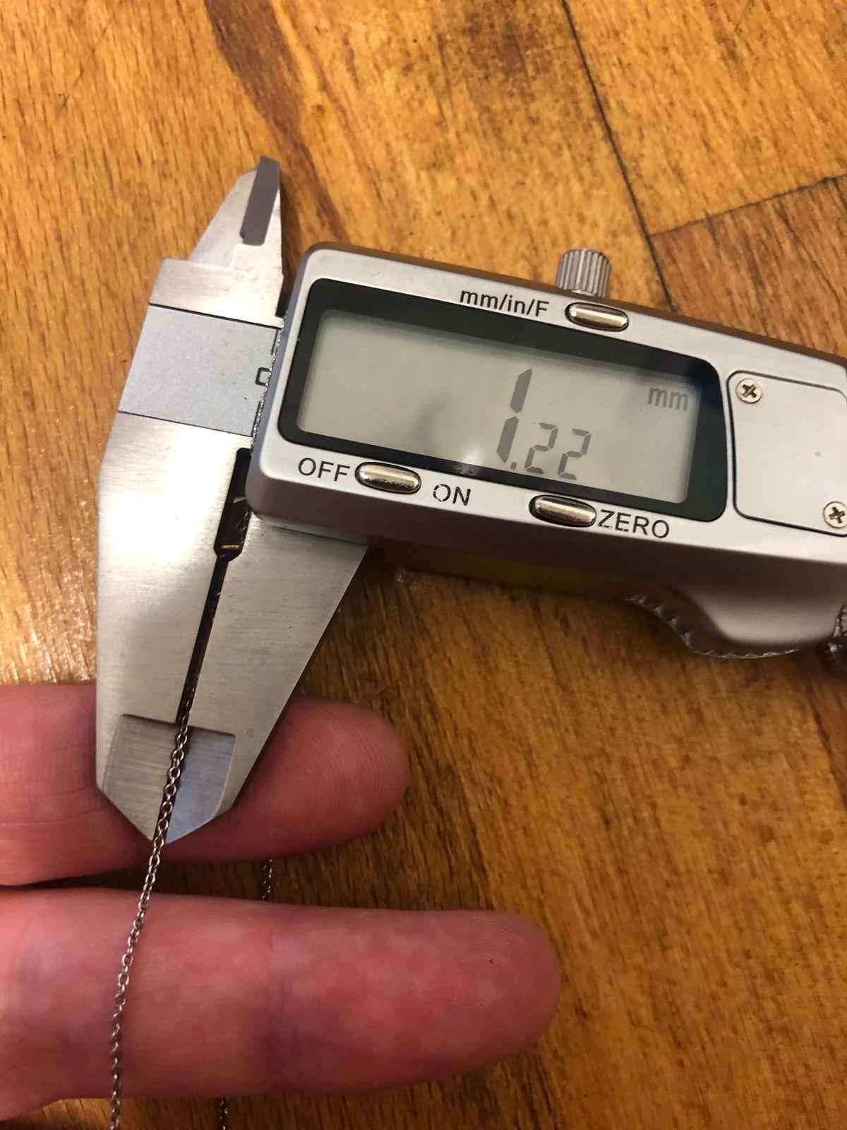 Platinkette Damen 950 massiv | Ankerkette 1,2mm | Made in Germany