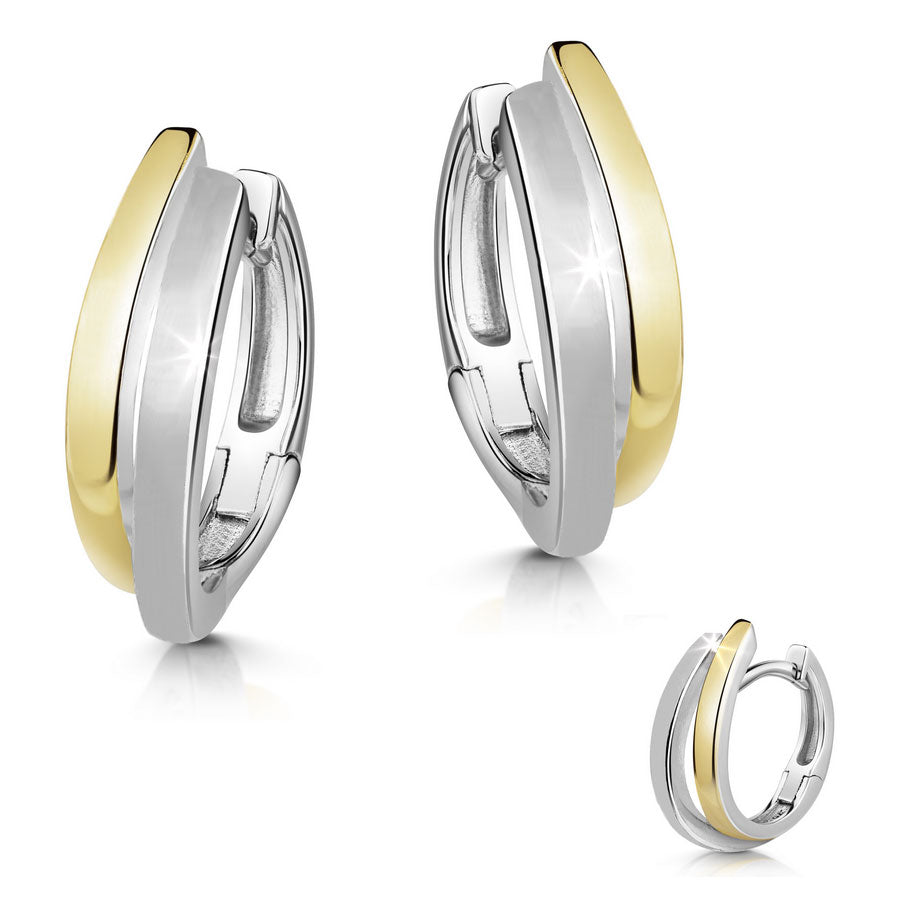 Bicolor Creolen aus Silber – Ausgefallene Designs entdecken