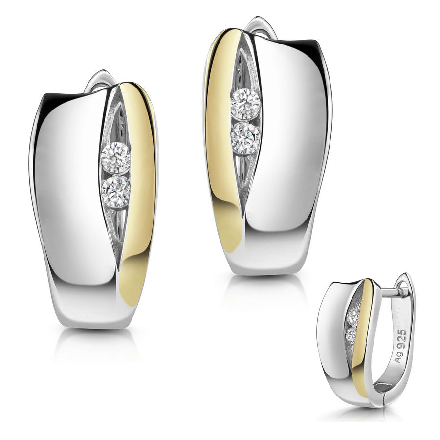 Bicolor Creolen aus Silber – Ausgefallene Designs entdecken