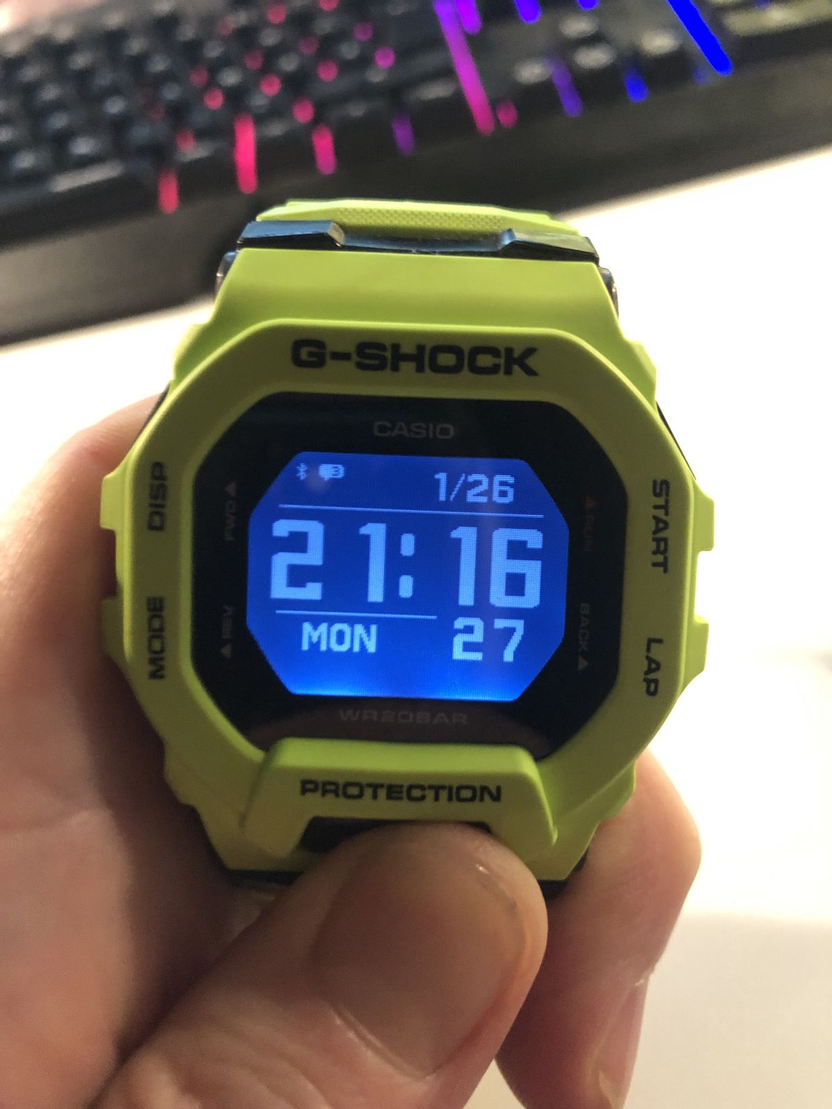 Casio G-Shock GBD-200 G-SQUAD Bluetooth Fitness-Uhr Schrittzähler Trainings-Timer
