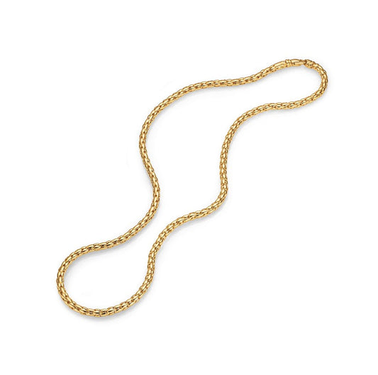 Himbeeren Damencollier aus 585 Gold