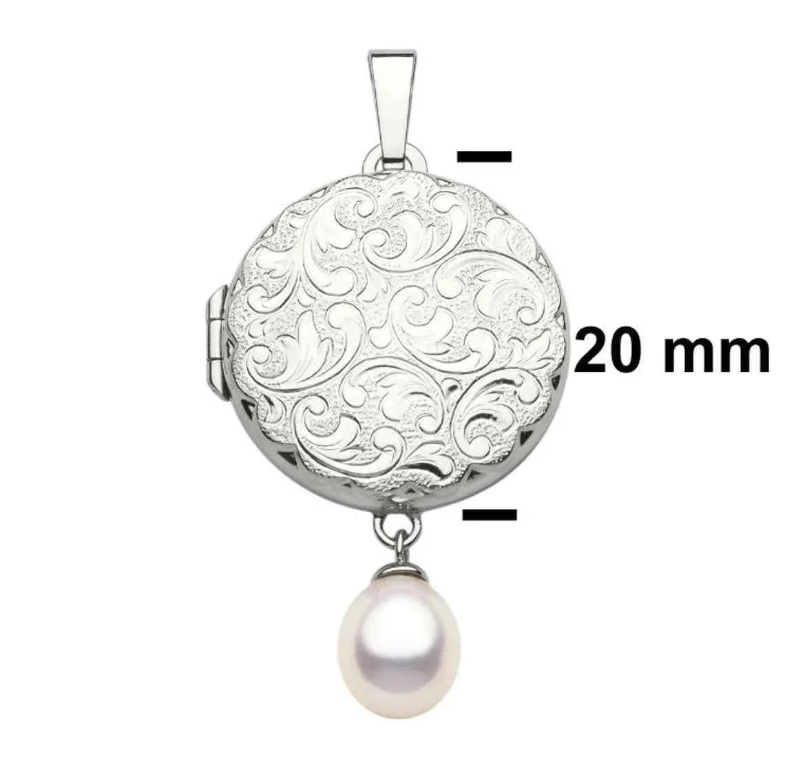Herz-Medaillon aus 925 Sterling Silber (Kopie)