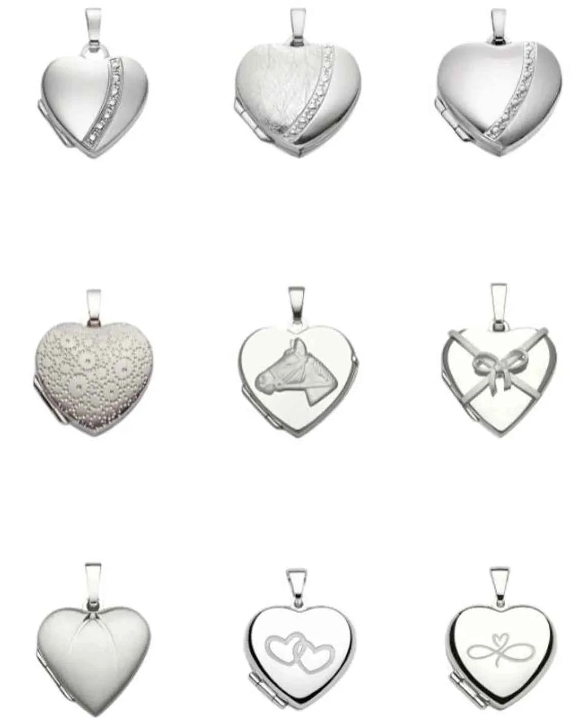 Herz-Medaillon aus 925 Sterling Silber (Kopie)