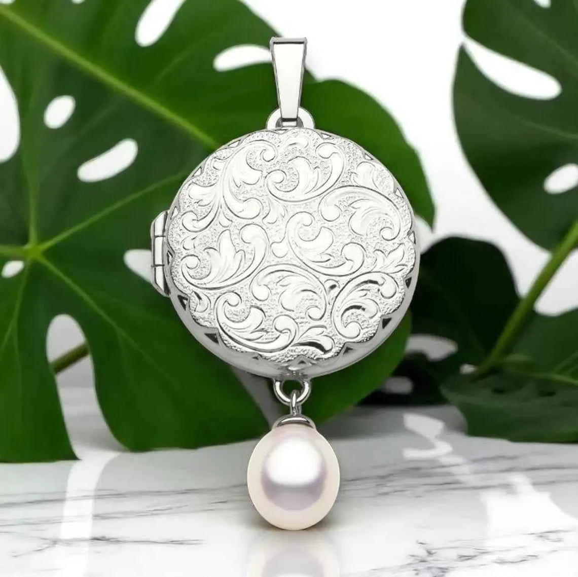 Herz-Medaillon aus 925 Sterling Silber (Kopie)