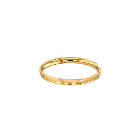Universal Goldring Herren Ring minimalistischer Trauring Damen Ehering Vorsteckring in Gold 333 585